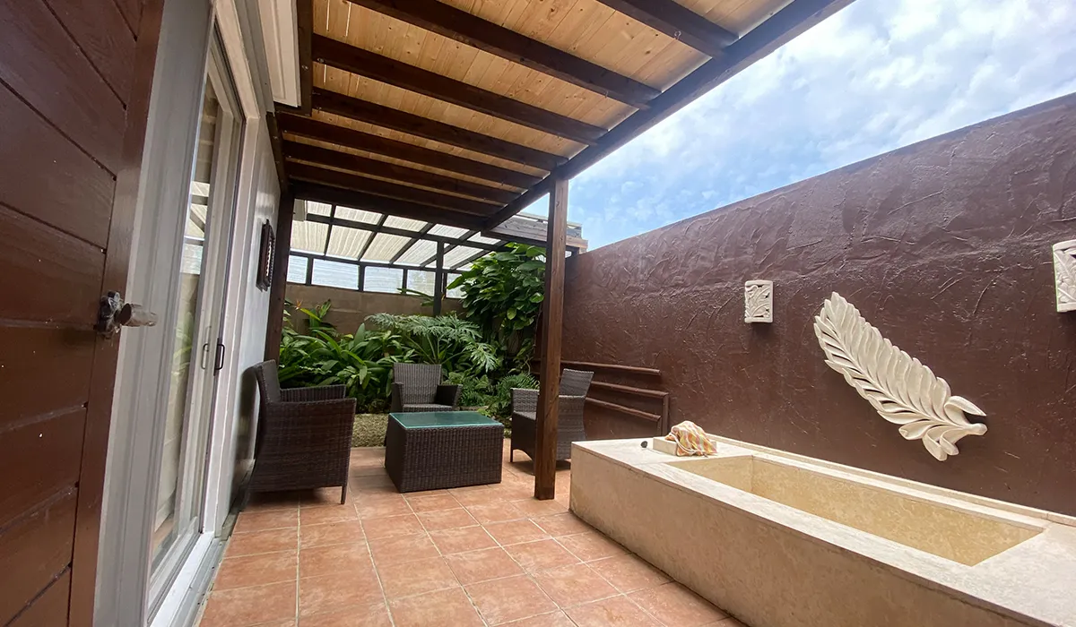 THE AMARTA exterior terrace